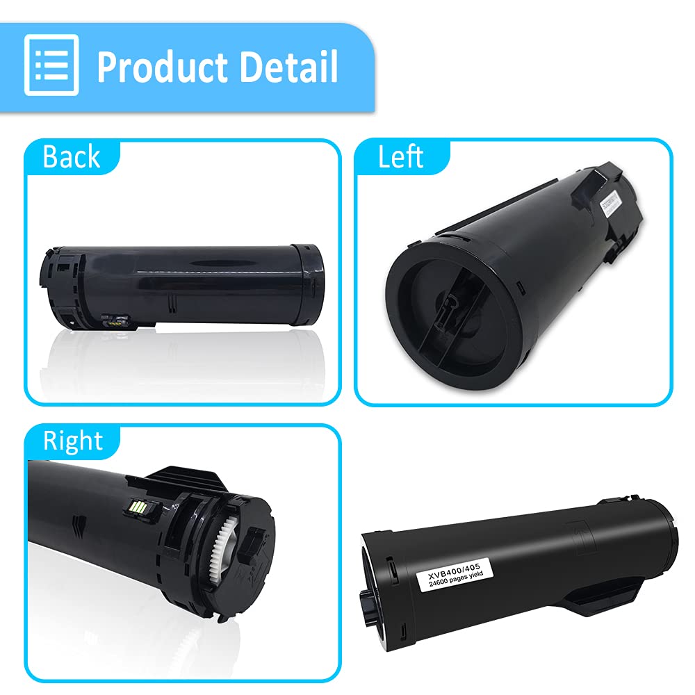 LAIPENG B400 B405 Toner Cartridge Remanufactured Extra High Capacity 24600 Pages for Xerox VersaLink B400 B400n B400dn B405 B405dn B400/N B400/DN
