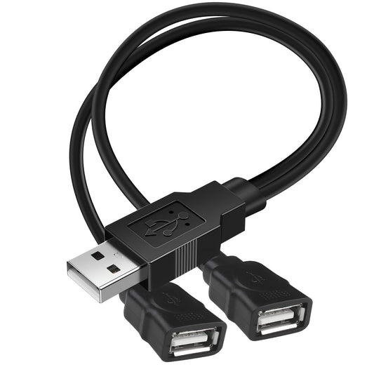Usb splitter Male to Dual USB Female Cable Adapter, for Charging/Data Transfer Dual Double Port Extender Hub Extra Multiport Data Split Adapter?