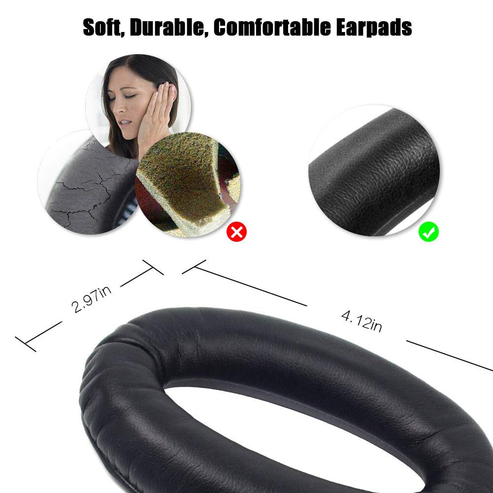 A20 Headset Replacement Ear Pads Ear Cushions Kit Compatible with Bose Aviation Headset X A10 A20 Headphone Ear Cups Ear Cover Earpads Repair Parts