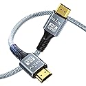 Paloxy 8K 10K 4K HDMI Cable 48Gbps 10FT/3M, Certified Ultra High Speed HDMI Cable Braided Cord-4K@120Hz 8K@60Hz, DTS:X, HDCP 2.2 & 2.3, HDR 10