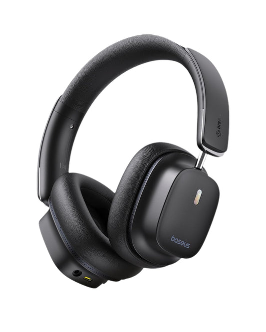 Baseus Bowie 30 Max Active Noise Cancelling Headphones, Head Tracking Spatial Audio, LDAC Hi-Res Wireless Sound, 65H Playtime, Comfort Fit, Clear…
