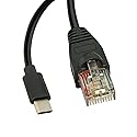 DSD TECH SH-RJ50C USB-C to RJ50 Cable for APC UPS Compatible PowerChute and TrueNAS(1.8M/6FT)