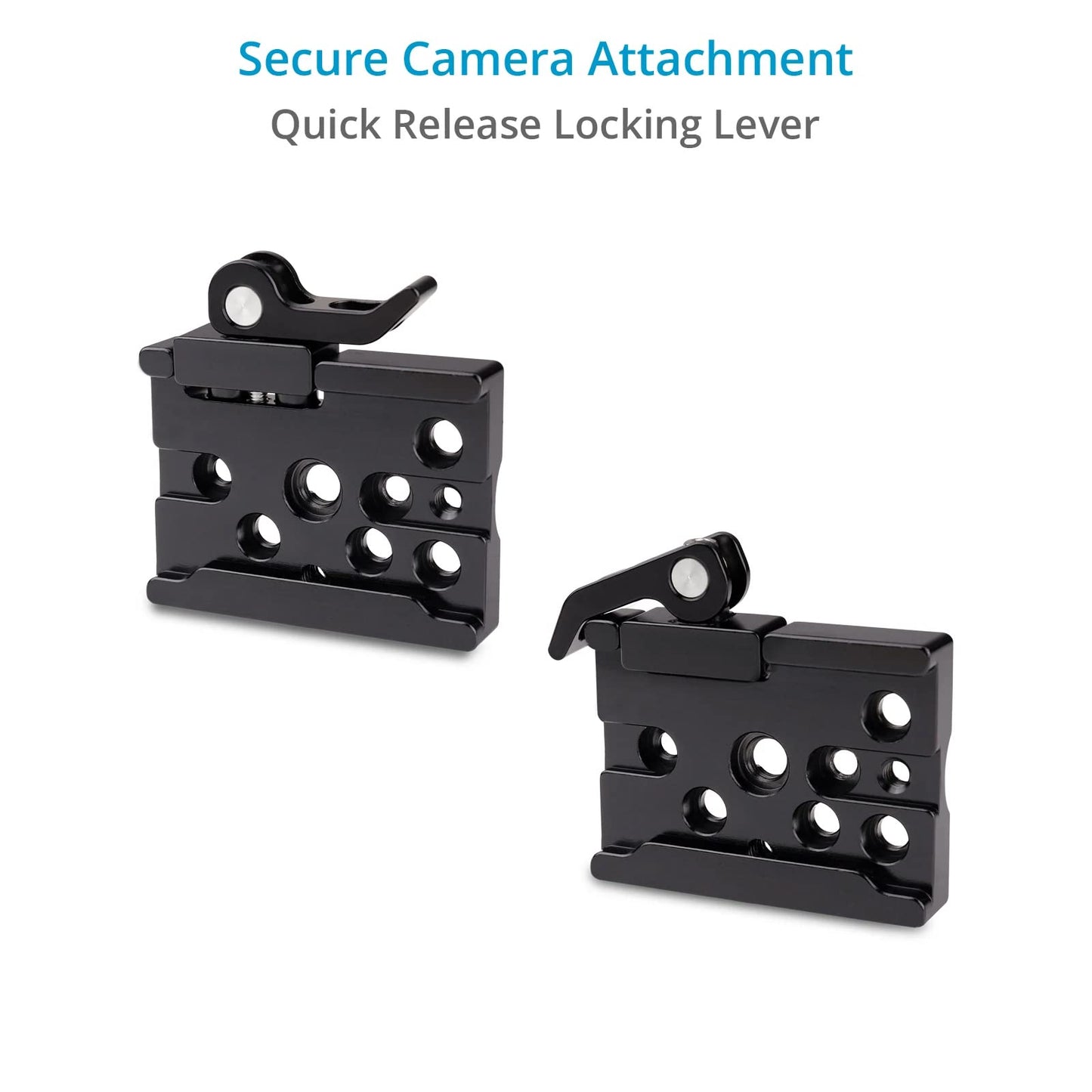 PROAIM SnapRig Quick Release Plate with Base & Plate Set. Mount on Tripod, Jib, Cages with Multiple Threaded Holes. for DSLR Cameras & Rigs. (QR207)