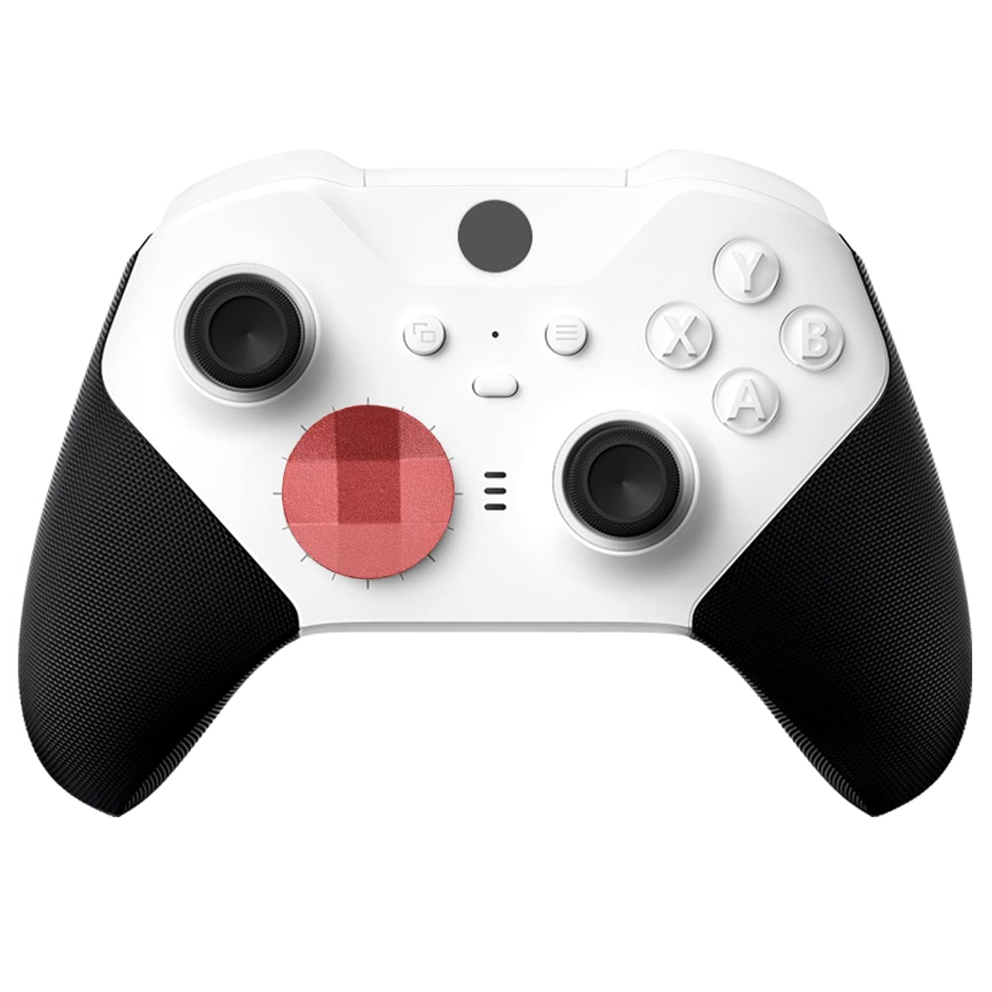 Metal D-Pads, 4 Paddles (Medium & Mini) Trigger Buttons Replacement for Elite Series 2, Xbox One Elite Controllers (Matte Red)