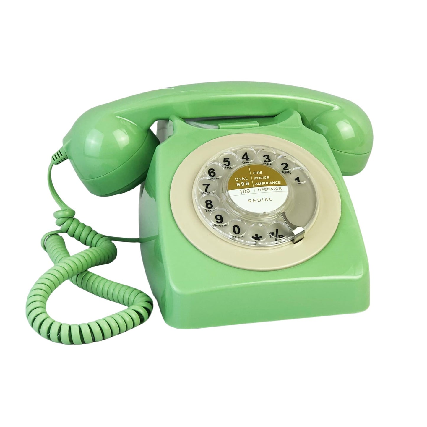 Benotek Telephone, Corded Landline Phones for Home, Retro Old Fashion Home Phone with Rotary Dial Keypad, Antique Old Fashion Telephones Novelty Gift