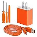Charger Charging Cable Compatible for Ring Enabled Video Doorbell (Released in 2020) 2/3/3 Plus/ 4, Peephole Cam, Doorbell Pro, Camera Battery