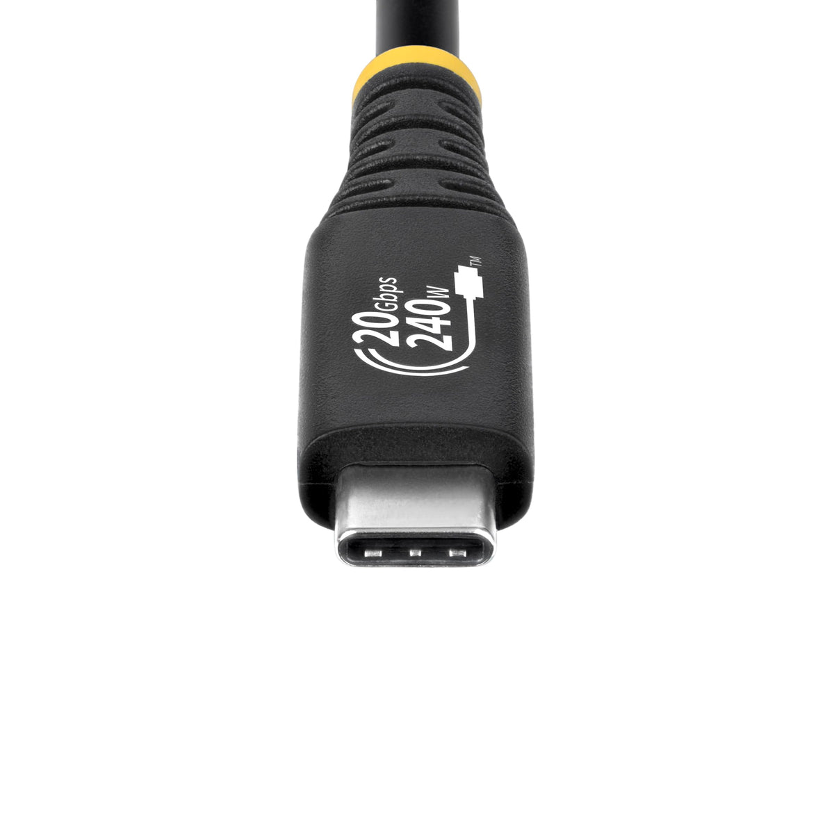 StarTech 6ft/1.8m USB4 Cable, 240W EPR, 4K 120Hz, Black (CC6FT20GUSB4TP)