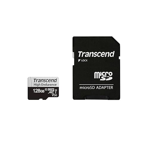 Transcend USD350V Micro SD Card 128GB, U3 V30 Memory Card for Nintendo-Switch/Dash cam/Security Cam/Surveillance/GoPro/Insta360/DJI/Drone/Action Cam