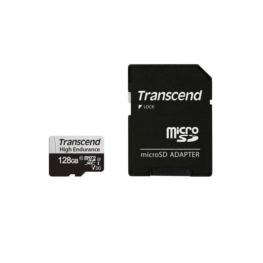 Transcend USD350V Micro SD Card 128GB, U3 V30 Memory Card for Nintendo-Switch/Dash cam/Security Cam/Surveillance/GoPro/Insta360/DJI/Drone/Action Cam