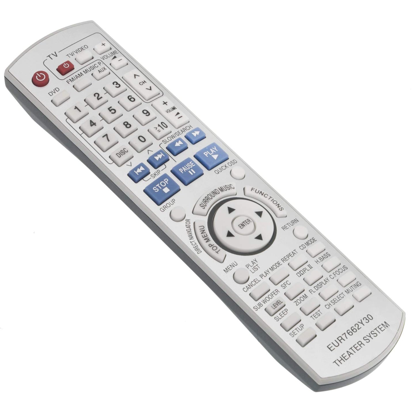 EUR7662Y30 Replacement Remote Control fit for Panasonic DVD Receiver Home Theater Stereo System SA-HT740 SA-HT743 SA-HT940 SA-HT744 SA-HT740P SC-HT740