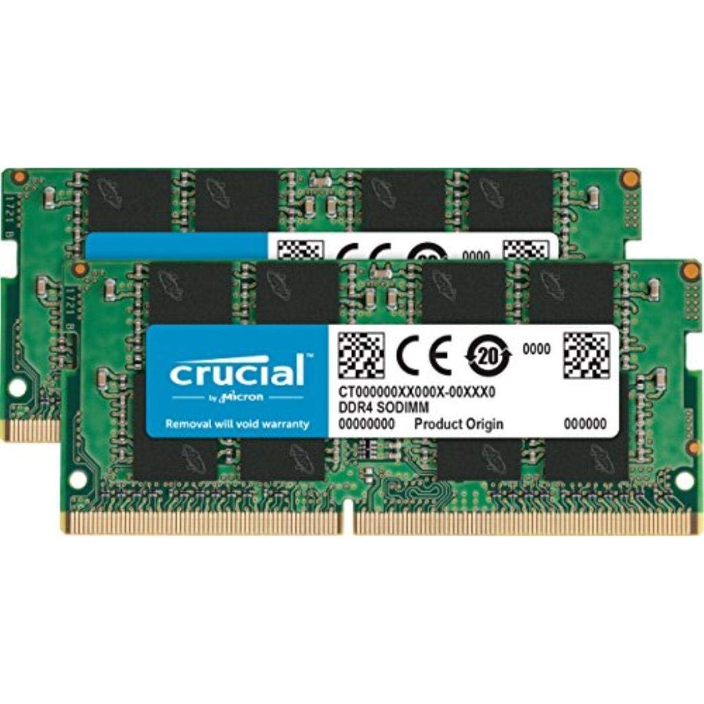 Crucial 16GB kit (8GBx2), 260-pin SODIMM, DDR4 PC4-19200,