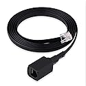 1.5 M/4.92ft 6Pin Removable Separation Handheld Mic Extension Cable Cord for FT-7800R, FT-8800R, FT-7900R, FT-8900R, etc.