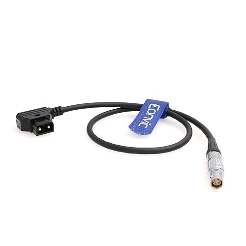 Eonvic Power Cable for DJI Monitor/DJI Transmission/Red Scarlet & Epic Camera 1B 6pin Female to D-Tap Male for V Mount Anton Mount Battery