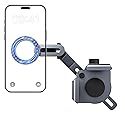 OWLREX MagSafe Tesla Phone Mount for Model 3/Y/S/X/Cybertruck - Magnetic Car Phone Holder with N52 Strong Magnet 360° Rotatable Alloy Stand Silicone