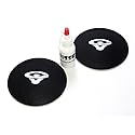 2 Cerwin Vega 3.75" Felt Logo Dust Cap Kit with Adhesive