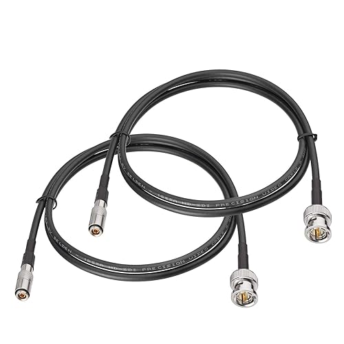 Superbat 3G 6G SDI Cable 3ft (Belden 1855A) DIN 1.0/2.3 to BNC SDI Cable for Blackmagic BMCC/BMPCC Video Assist 4K Transmissions and HyperDeck Cameras