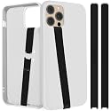 UKON Silicone Phone Grip,2 PCS Phone Strap Reusable Finger Holder with Three Short Silicone Strips DIY Combination to Fit 4.5"-7.5" Phone Case