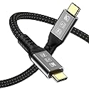 Angusplay USB 4 Cable for Thunderbolt 4 Cable 3.3ft, USB C Thunderbolt Cables 40Gbps, USB-C to USB C Cable Support 8K 60Hz Video, PD 100W Compatible