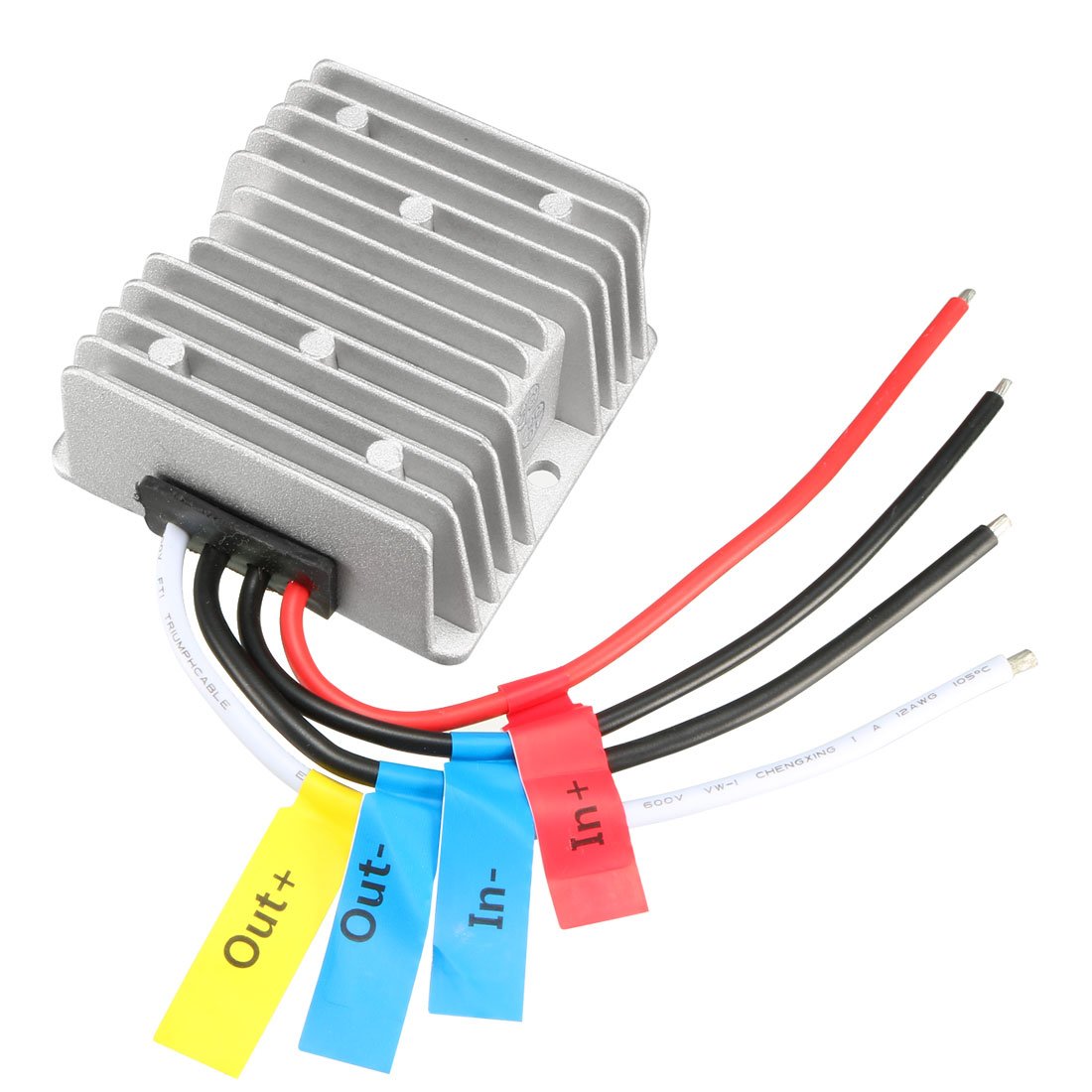 uxcell DC12V/24V to DC 5V 30A 150W Waterproof Power Supply Module Voltage Converter Regulator Transformer