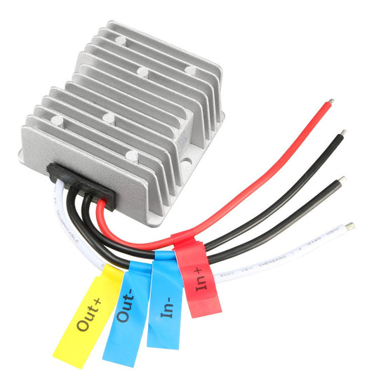 uxcell DC12V/24V to DC 5V 30A 150W Waterproof Power Supply Module Voltage Converter Regulator Transformer