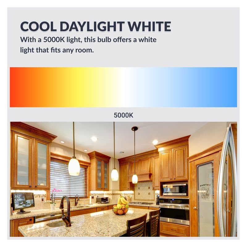 Newhouse Lighting 90 Watt Equivalent 5000K 950-Lumen BR30, E26 base, Dimmable LED Light Bulb E26BR30-90WD, Indoor and Outdoor Flood Light for Recessed