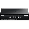 TRENDnet 5-Port 2.5Gb Switch, TEG-S351, 5 x 2.5G RJ45 Ports, 25Gbps Switching Capacity, NDAA + TAA Compliant, Ethernet Splitter, for Game Console
