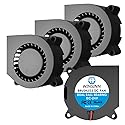 WINSINN 40mm Blower Fan 24V, 3D Printer Micro 24 Volt Fans Blower 4020 Dual Ball Bearing, 40mmx20mm 2PIN (Pack of 4Pcs)