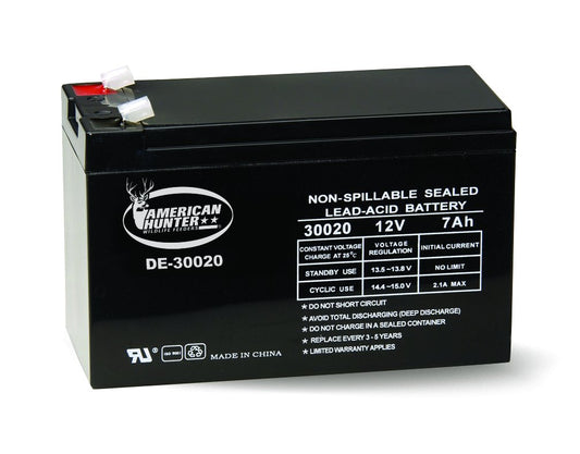 American Hunter Rechargeable Battery 30020 12 Volt Lead Acid 7 Ah