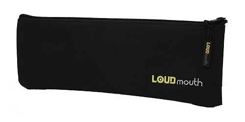LOUDmouth Long Zippered Pouch for Large Wireless Microphones | Mic Bag | 12.5" x 4" (1 Pack)