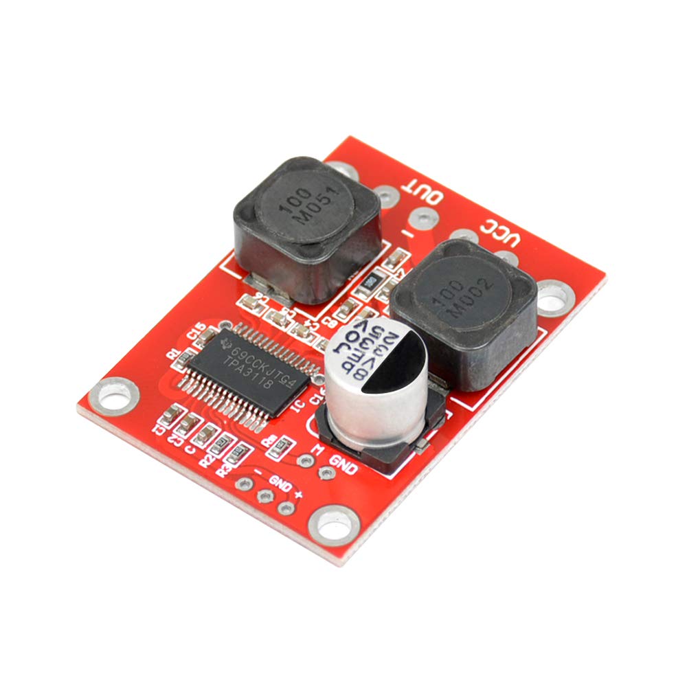 Taidacent TPA3118 Digital Power Balanced Amplifier Board BTL Output 50W Mono Amplifier DC 5V-24V BTL Audio Amplifier Can Drive 2 Ohm Speakers