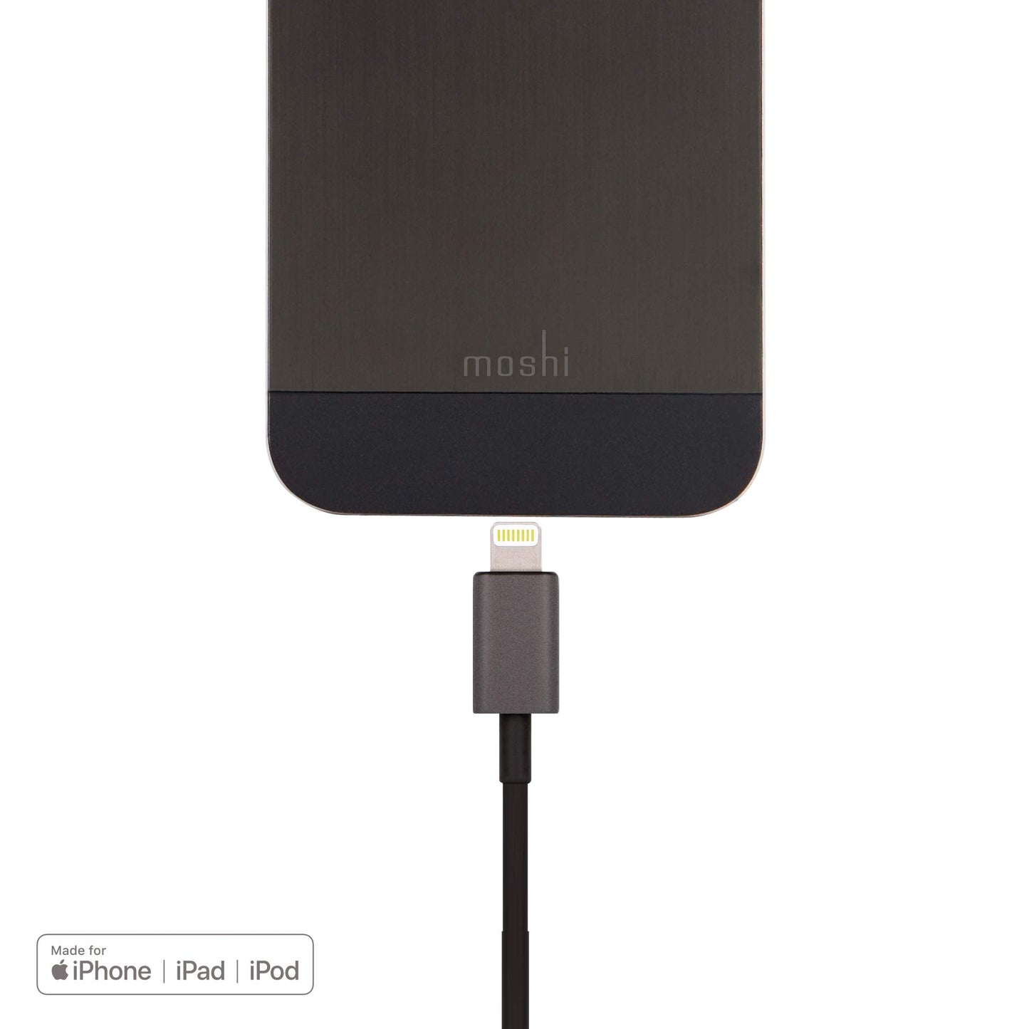 Moshi USB-A to Lightning Cable 10ft/3m [MFi-Certified], iPhone Charger for Car, for iPhone 12 Pro/12 Pro Max/12 mini/11/11 Pro Max/11 Pro/XR/XS Max…