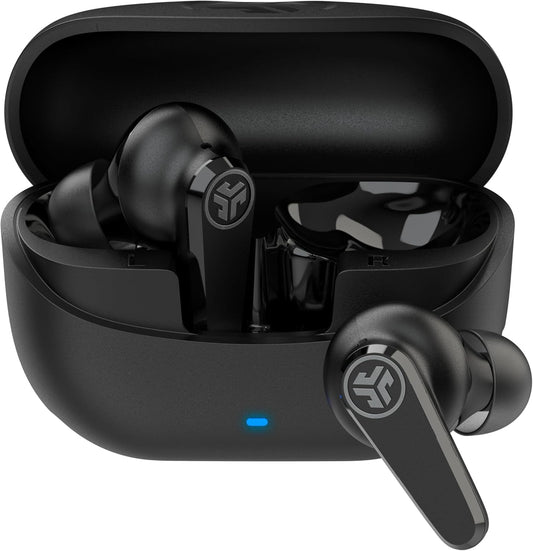 JLab Go Pods ANC True Wireless Bluetooth Earbuds & Charging Case, Hybrid Active Noise canceling + Be Aware for Safe Listening, 26+ Hours Total…