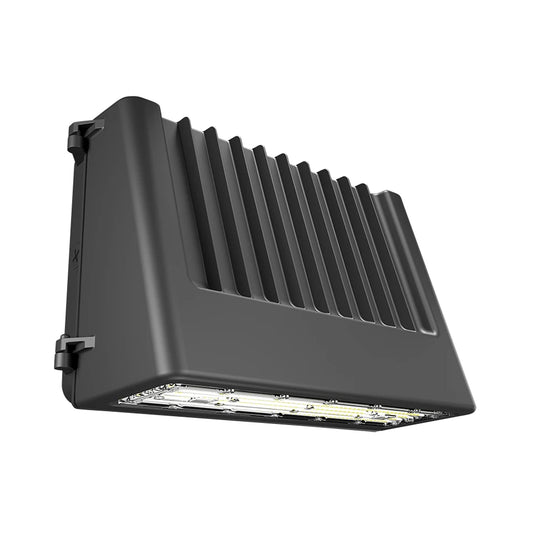 RAB SLIM17 Full Cutoff Fixture, 120-277 Volt, Field Adjustable Color, Includes Photocell, 100,000 Life Hours, Dark Sky LED Outdoor Lighting Wall Pack