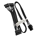 COMeap SATA Power Cable for EVGA GQ Series Semi Modular PSUs, 6 Pin to 3X 15 Pin SATA Hard Drive Adapter Splitter 20-in(50cm)
