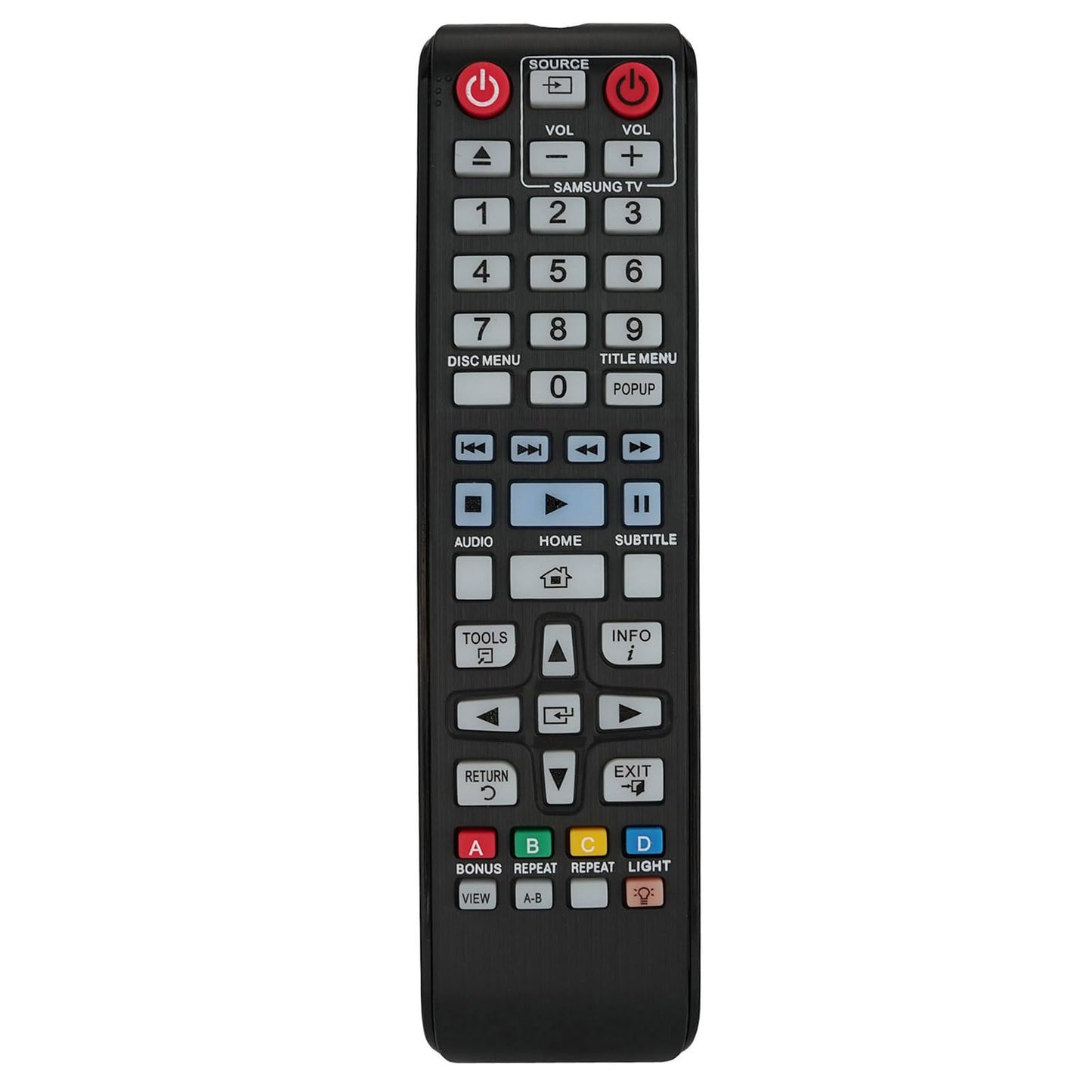 Replacement Remote Control for Samsung BD-D5100/ZA AK59-00113A AK59-00177A AK59-00177B Smart BD Blu-ray DVD Player