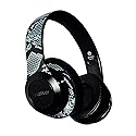 Vizliter Bluetooth Headphones, TWS Deep Bass Wireless Over-Ear Headset 5.0 with Built-in Mic LED Lights, Noise Cancelling Audio Earphones (Snake)