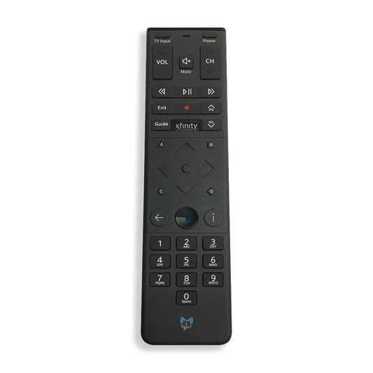SatelliteSale Remote Control Replacement Xfinity XR15 for Comcast X1 Xi6 Xi5 XG2 & Flex - Voice Commands Backlit Black ABS Plastic RC with Batteries