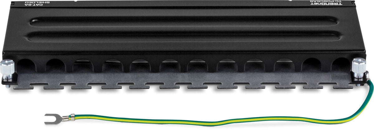 TRENDnet 8-Port Cat6A Shielded Patch Panel,TC-P08C6AS,Wall Mount Ready