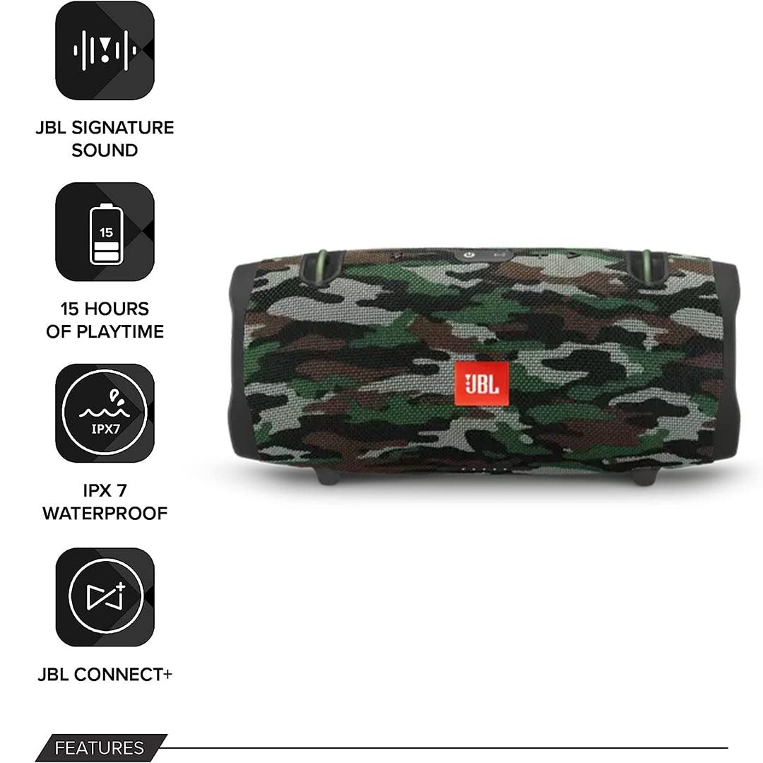 JBL Xtreme 2 Portable Wireless Bluetooth Speakers - Pair (Camouflage)