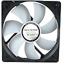 Gelid Solutions Silent 12 PWM | 120mm PWM Computer Fan | 4 Pin Molex | 120x120x25mm | 1500RPM | Hydro Bearing | FN-PX12-15 | Color Black