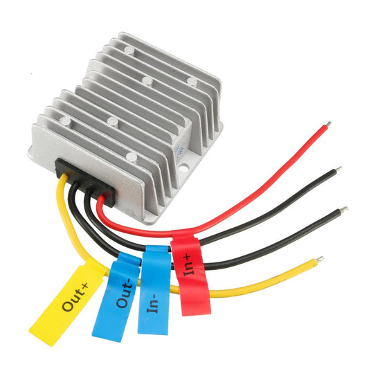uxcell Power Voltage Converter DC24V to DC13.8V 15A 210W Waterproof Voltage Convert Transformer