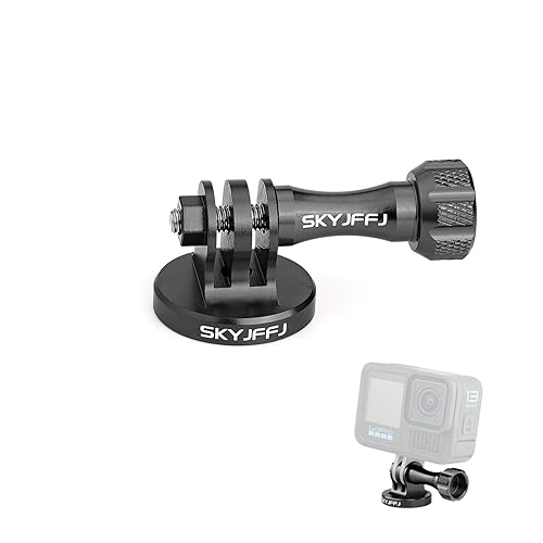 SKYJFFJ Aluminum Tripod Adapter Attachment Bolt Adapter for Monopod Mount with Aluminum CNC Thumbscrew Compatible Gopro Hero 13 12 11 10 9 8 DJI Osmo