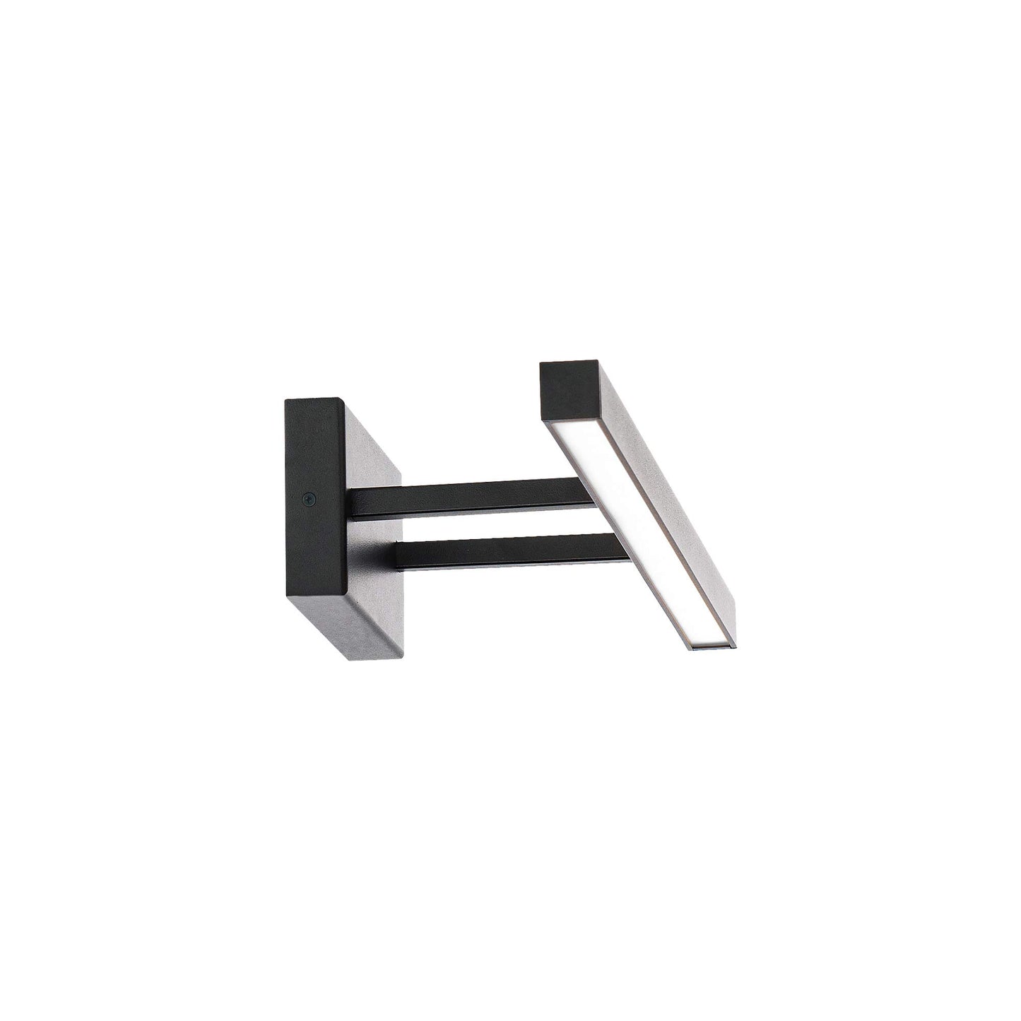WAC Lighting dweLED, Parallax 18in LED Up or Down Bathroom Vanity or Wall Light 3-CCT 2700K-3000K-3500K Set to 3000K in Black