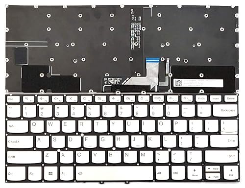 laptoppartshub Replacement Backlit Silver Keyboard for Yoga C930-13IKB, Yoga 7 Pro-13IKB Laptop