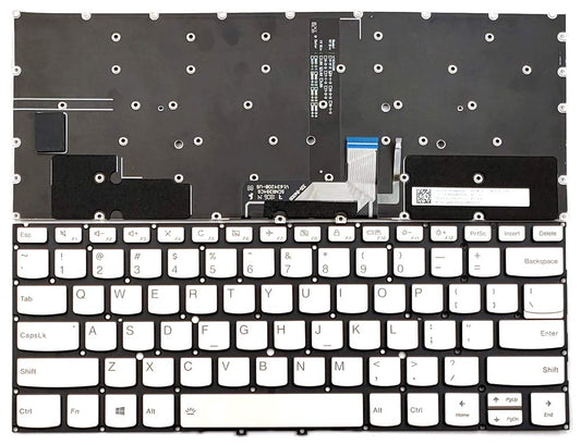 laptoppartshub Replacement Backlit Silver Keyboard for Yoga C930-13IKB, Yoga 7 Pro-13IKB Laptop