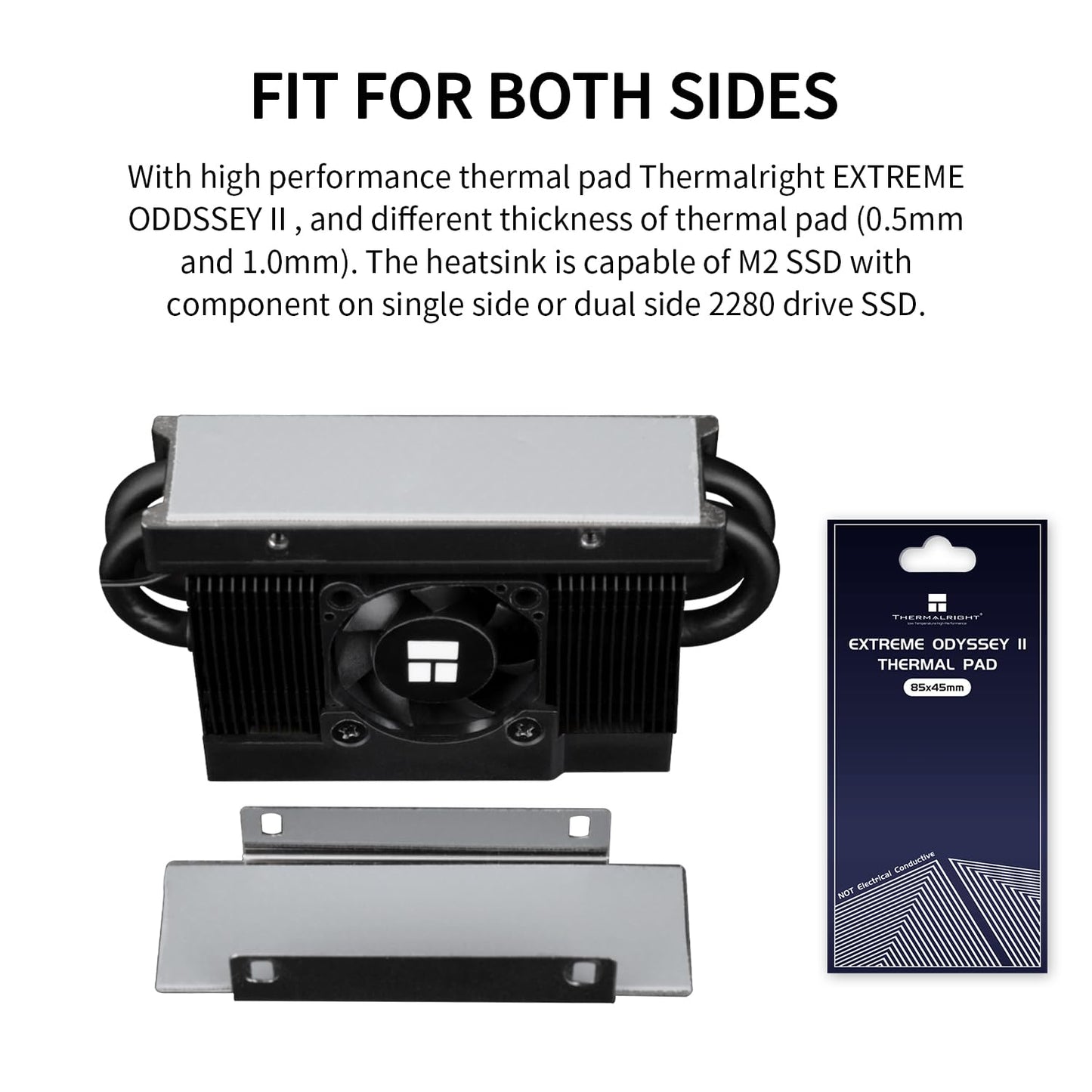 Thermalright HR10 2280 PRO Digital Black Customized for 2280 Specification M.2 Solid State Drive-Perfect Adaptation and Excellent Cooling