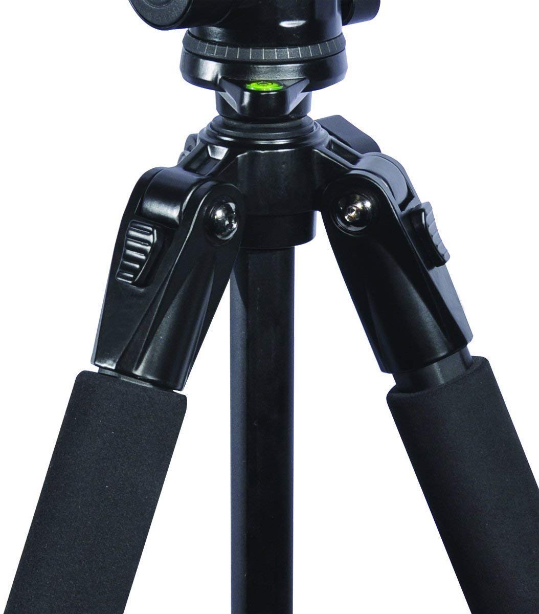 Ultimaxx Lightweight Portable Camera Tripod Stand with Carrying Bag for Sony, Nikon, Canon, Olympus, Pentax, Panasonic, Samsung Cameras and Camcorders
