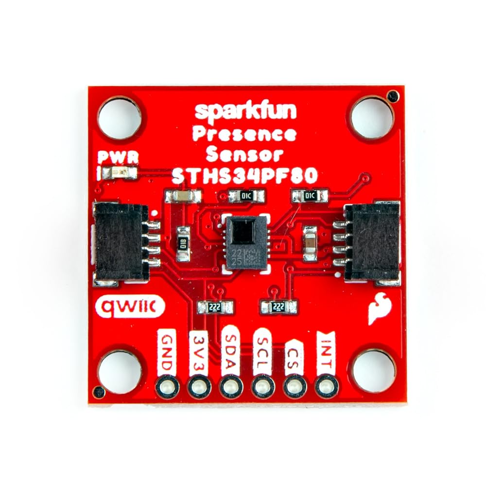 SparkFun Human Presence and Motion Sensor - STHS34PF80 (Qwiic) Breakout Board Dimensions: 1" x 1"