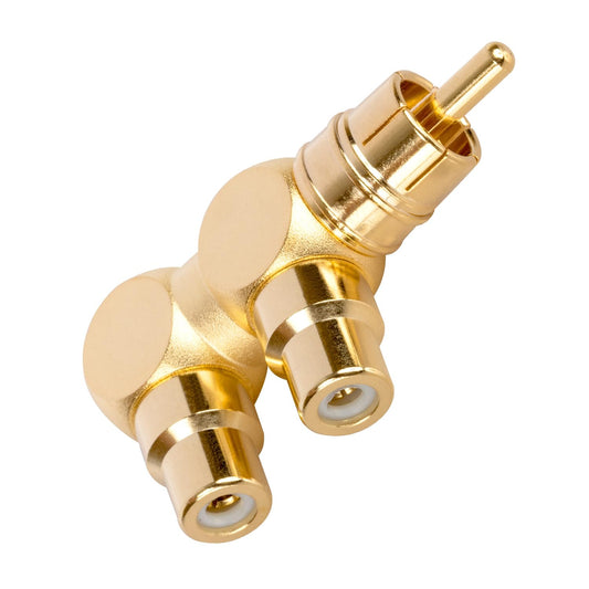 AudioQuest adapter - RCA male to two RCA female - hard assembly