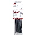 3M Cable Tie CT15BK50-C, Pack of 100 Ties, 15 inch Length, 50 lb Tensile, Black